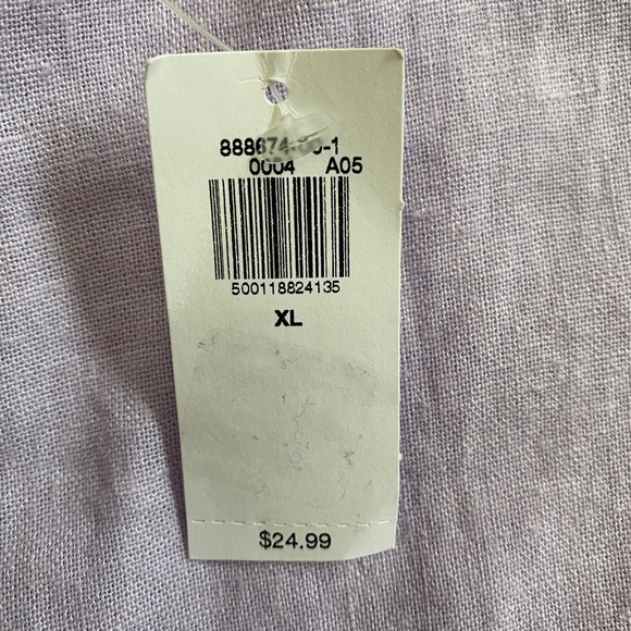 Old Navy Sleeveless Linen-Blend Top, Lavender Aura (Light Purple), XL NWT - Picture 7 of 14